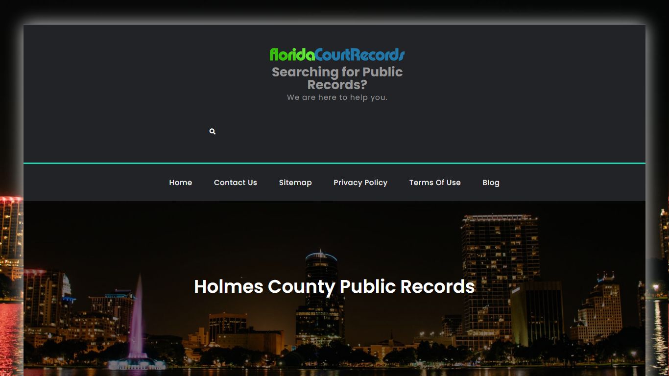 Holmes County Public Records | Searching for Public Records?